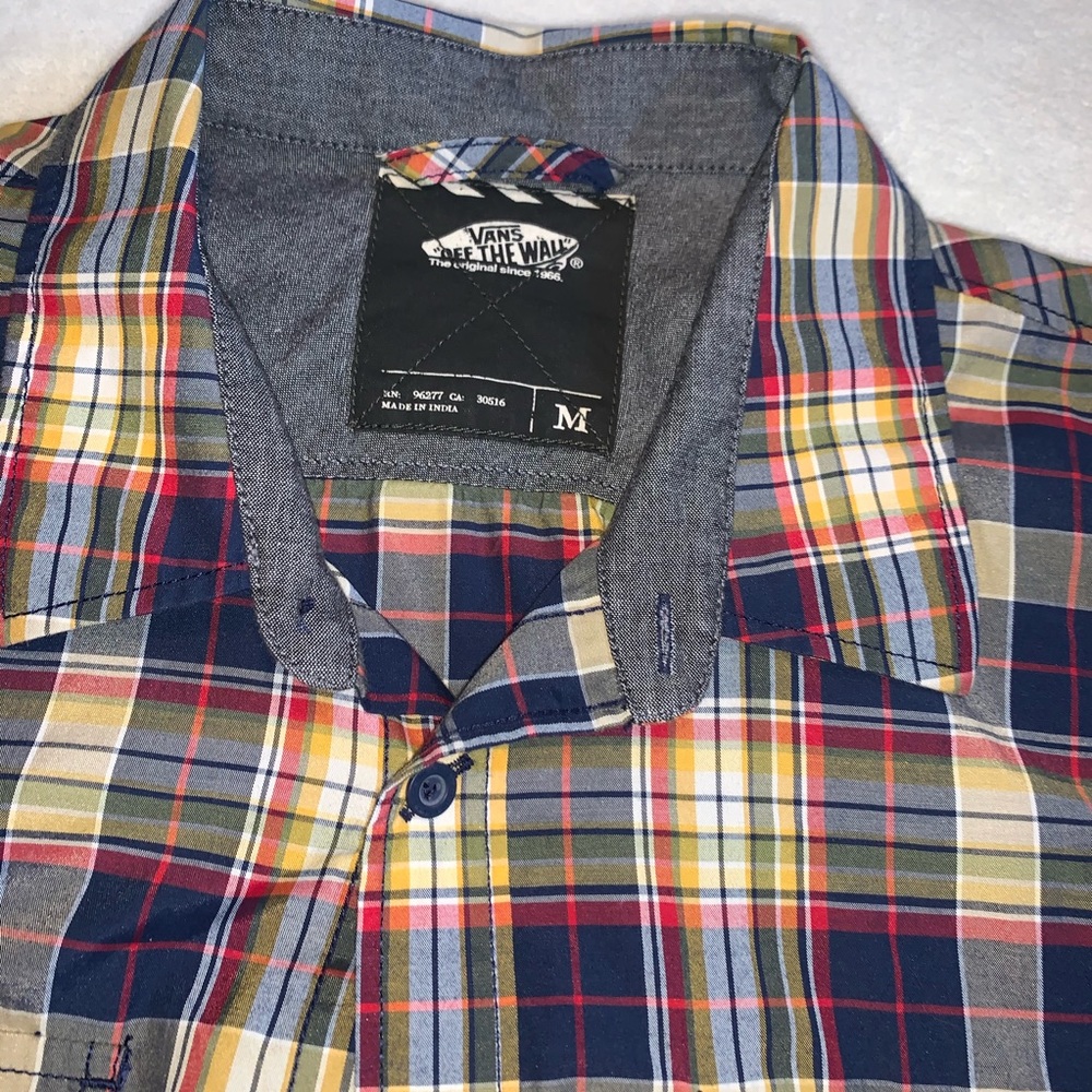 Vans Plaid Button Up Tee - image 2